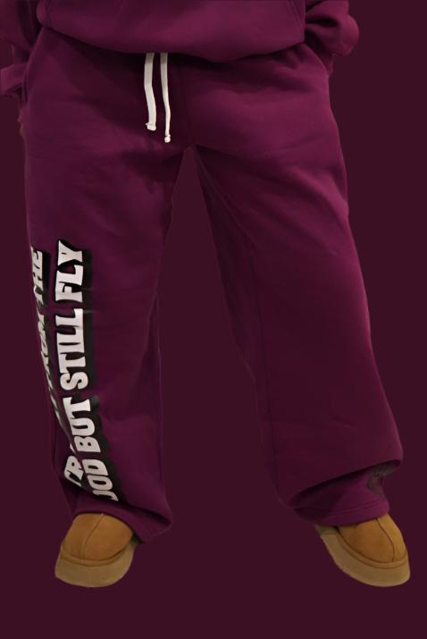 Purple Classic Oversize Streetwear Sweats