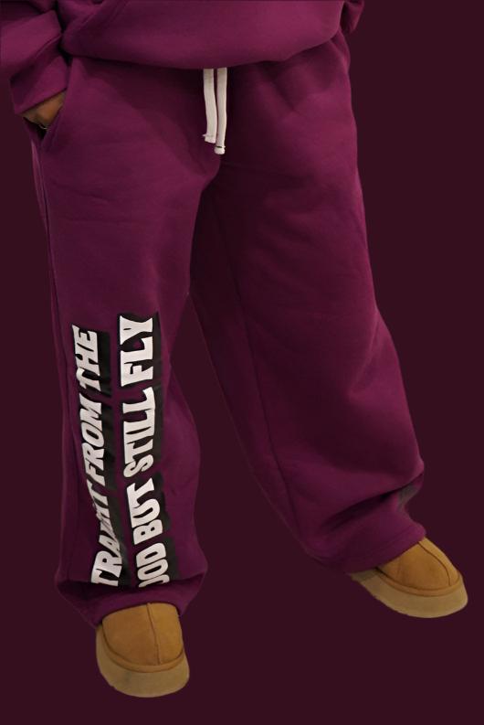 Purple Classic Oversize Streetwear Sweats