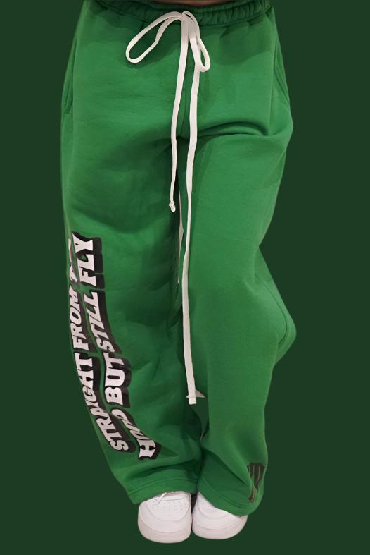 Green Classic Oversize Streetwear Sweats