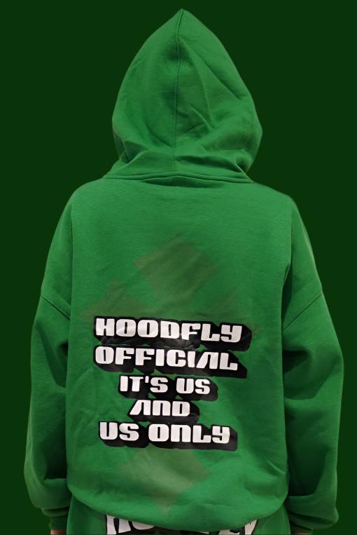 Green Classic Oversize Streetwear Hoodie