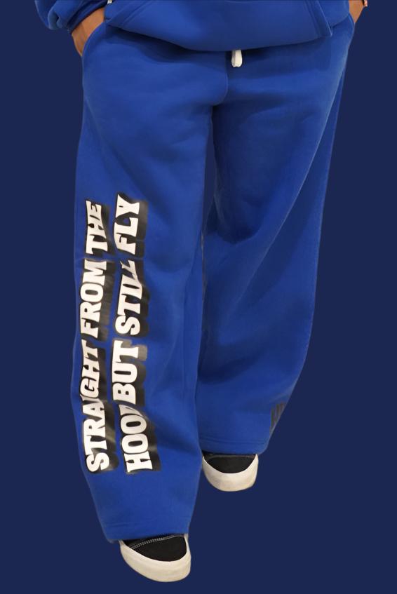 Blue Classic Oversize Streetwear Sweats