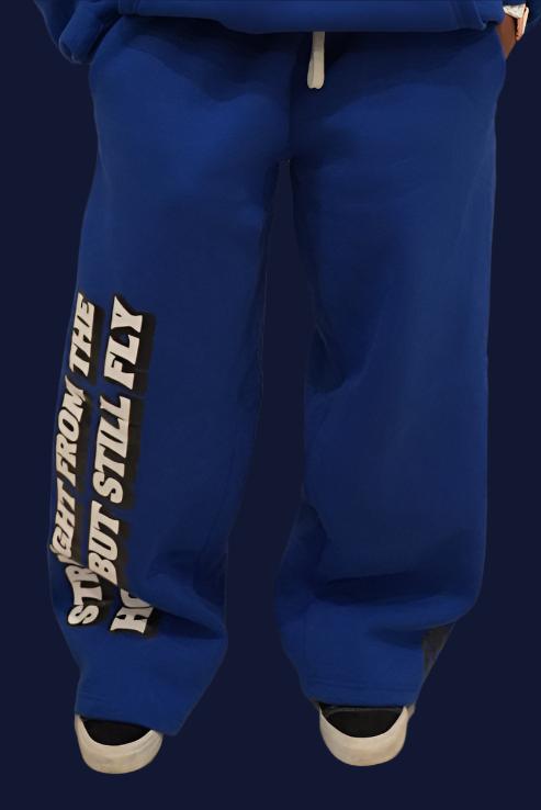 Blue Classic Oversize Streetwear Sweats