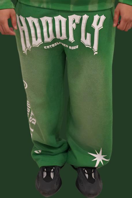 Green Retro Oversize Streetwear Sweats